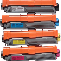 Compatible Brother TN251 TN255 Full Set B+C+M+Y Toner Cartridge compatible