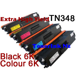 Compatible Brother TN348Y Yellow Toner Cartridge compatible