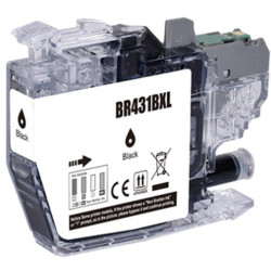 Compatible Brother LC431XLBK Black Ink Cartridge compatible 