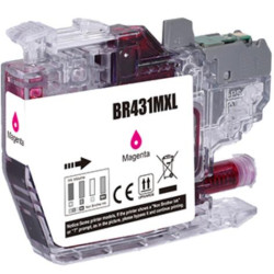 Compatible Brother LC431XLM Magenta Ink Cartridge compatible 