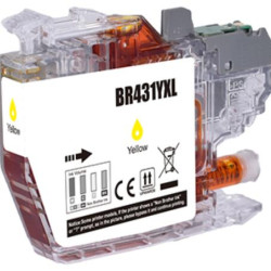 Compatible Brother LC431XLY Yellow Ink Cartridge compatible 