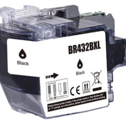 Compatible Brother LC432XLBK Black Ink Cartridge compatible 