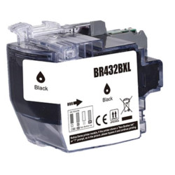Compatible Brother LC432XLBK Black Ink Cartridge compatible 