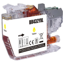 Compatible Brother LC432XLY Yellow Ink Cartridge compatible 