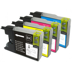 Compatible Brother LC77XLC Cyan Ink Cartridge compatible 