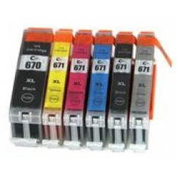 Compatible  Compatible Canon CLI671XL Ink Cartridge compatible
