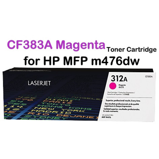 Compatible HP CF383A Magenta Toner Cartridge compatible for M476dw