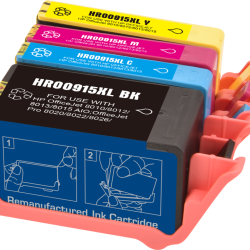 Compatible 915XL Ink Cartridge compatible value pack BK+C+M+Y