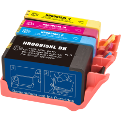 Compatible 915XL Ink Cartridge compatible value pack BK+C+M+Y