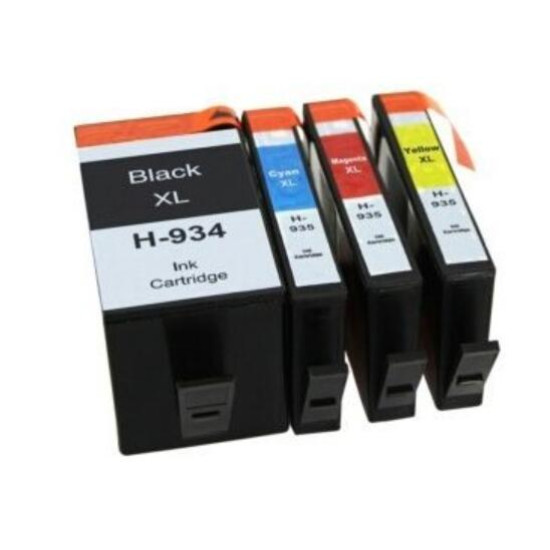 Compatible HP 934XL 935XL Black / Cyan / Magenta / Yellow Ink Cartridge compatible